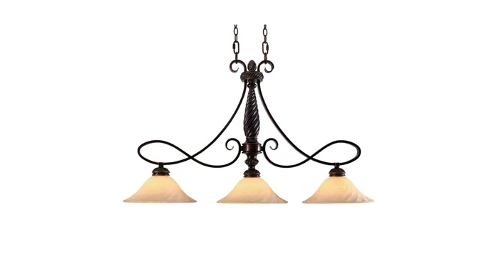 Golden Lighting Torbellino 3 Light Linear Chandelier