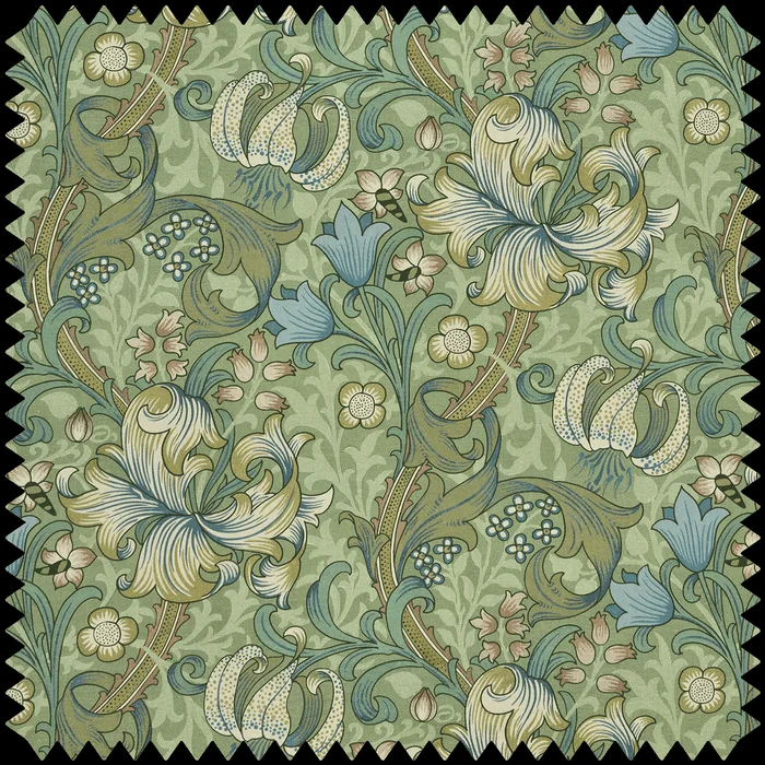 Golden Lily Cotton Linen Fabric