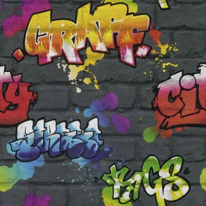 Graffiti Kids Club Wallpaper