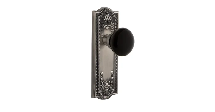 Grandeur Parthenon Solid Brass Rose Single Dummy Door Knob with Coventry Knob