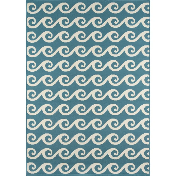 Hand – Knotted Moroccan Area Rug, 4×6, Blue, Berber Weave, Vintage Style – Momeni Rugs