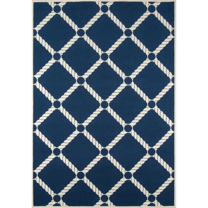Hand – Knotted Moroccan Berber BAJA0BAJ15NVY6796 Area Rug 5×7 ft. – Momeni Rugs