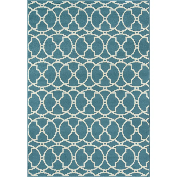 Hand – Knotted Moroccan Berber Blue Vintage Tribal Area Rug 7×10′ – Momeni Rugs