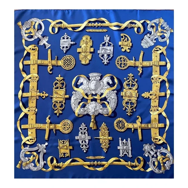 Hermès « Ferronnerie » Silk Scarf 1970
