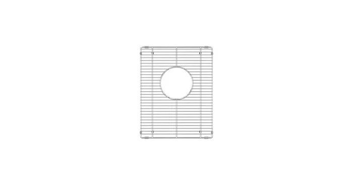Home Refinements by Julien 11-1/2″ L x 14-1/2″ W Stainless Steel Basin Rack