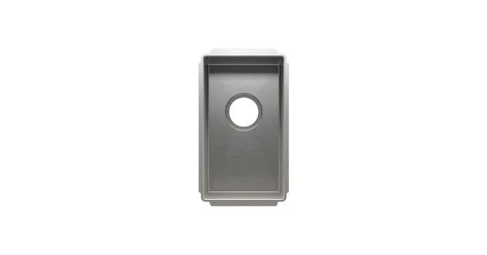 Home Refinements by Julien J7 10-1/2″ Undermount Single Basin Stainless Steel Kitchen Sink