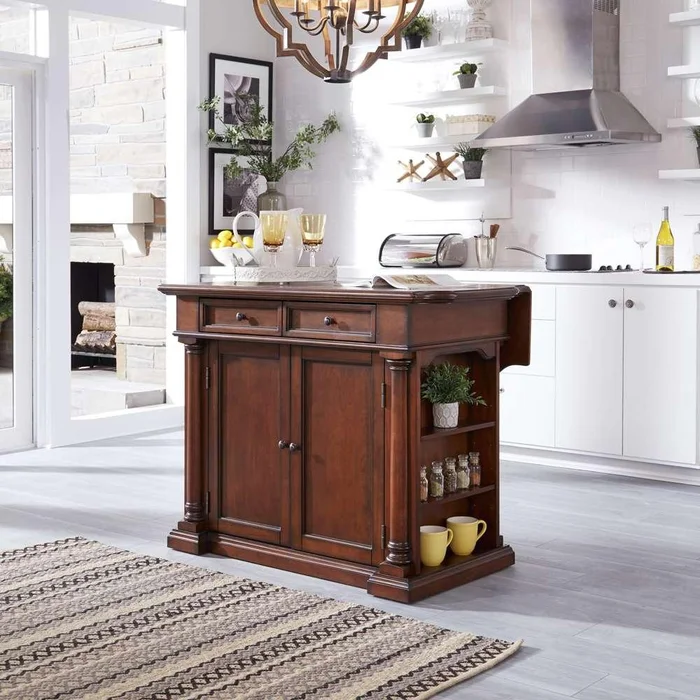 Homestyles – Beacon Hill Brown Kitchen Island – 5104-94