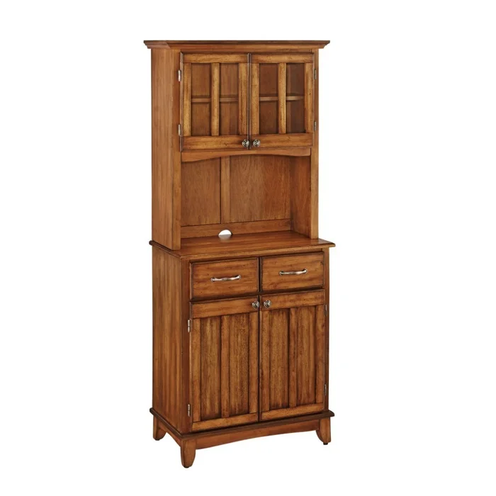 Homestyles Furniture – Buffet of Buffets Brown Server with Hutch – 5001-0066-62