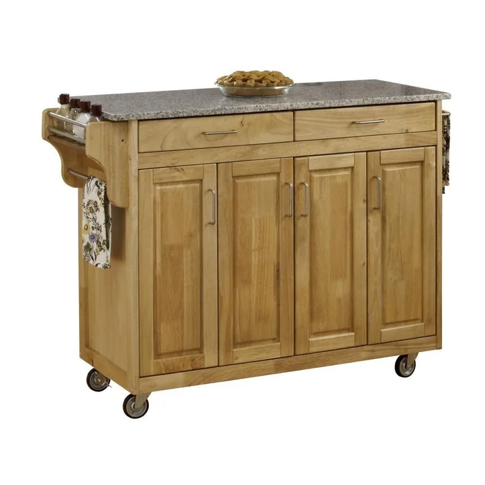 Homestyles Furniture – Create-a-Cart Brown Kitchen Cart – 9200-1013