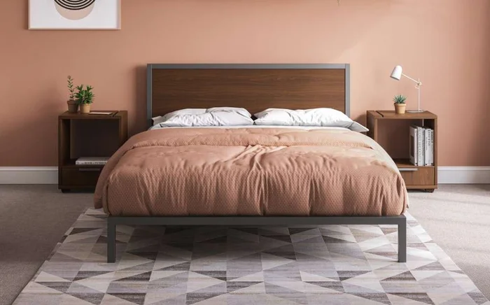 Homestyles Furniture – Merge Queen Bed with Two Nightstands – 5450-5015