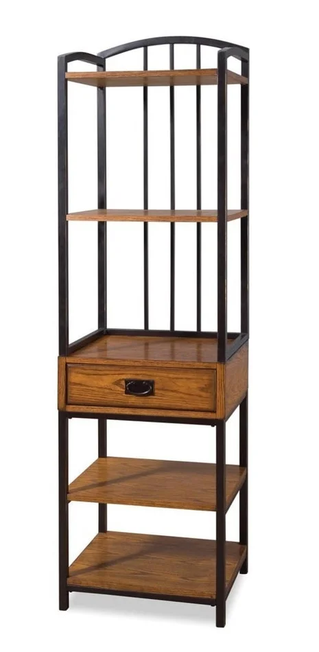 Homestyles Furniture – Modern Craftsman Brown Media Tower – 5050-13