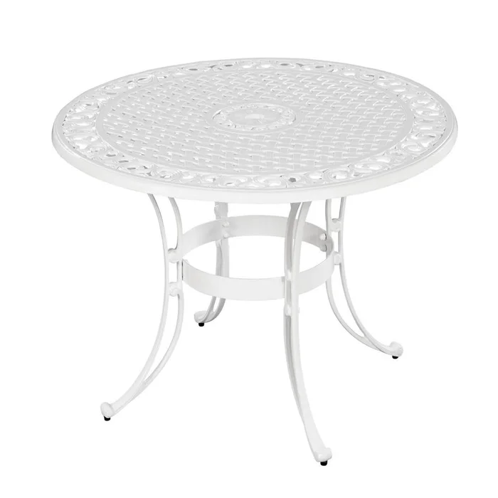 Homestyles Furniture – Sanibel White 5 Piece Dining Set with Cushions – 6652-305C