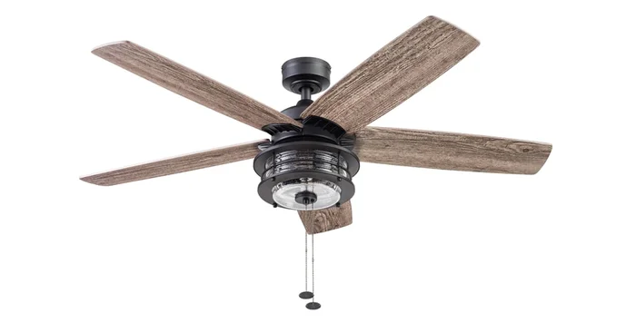 Honeywell Ceiling Fans Foxhaven 52″ 5 Blade Indoor / Outdoor LED Ceiling Fan