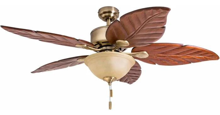 Honeywell Ceiling Fans Sabal Palm 52″ 5 Blade Indoor LED Ceiling Fan