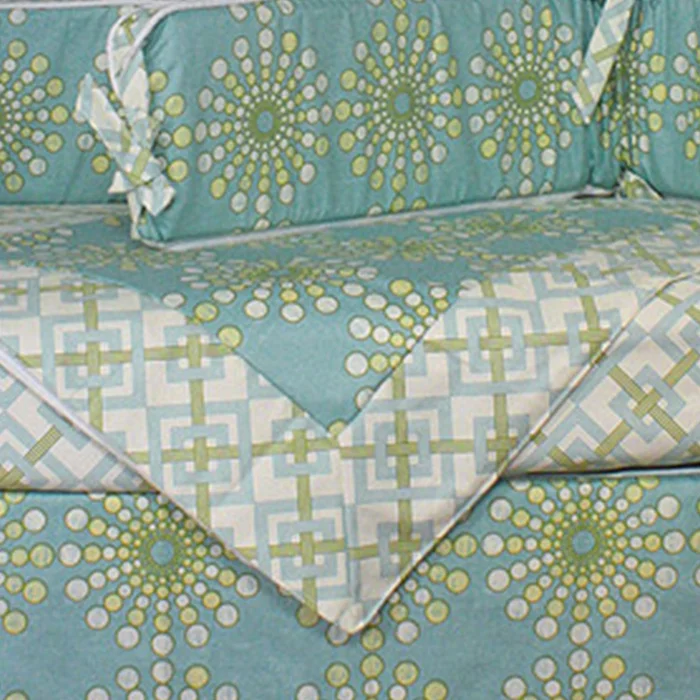 Hoohobbers Burst Seagrass Crib Blanket