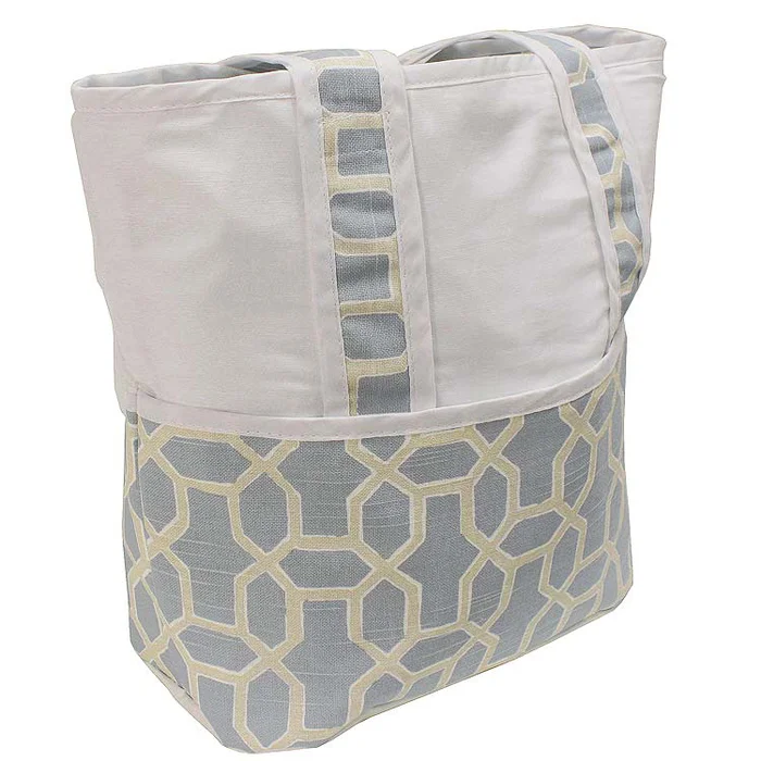 Hoohobbers Pebbles Sky Blue Tote Diaper Bag