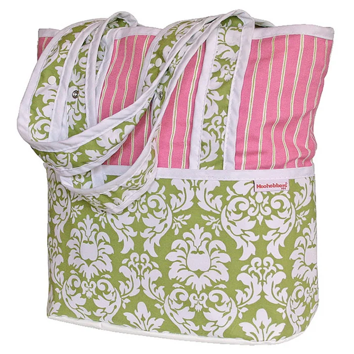 Hoohobbers Versailles Green Tote Diaper Bag
