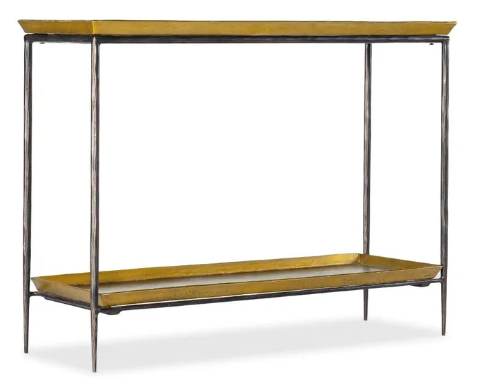 Hooker Furniture – Commerce & Market Tray Top Metal Console – 7228-85010-15