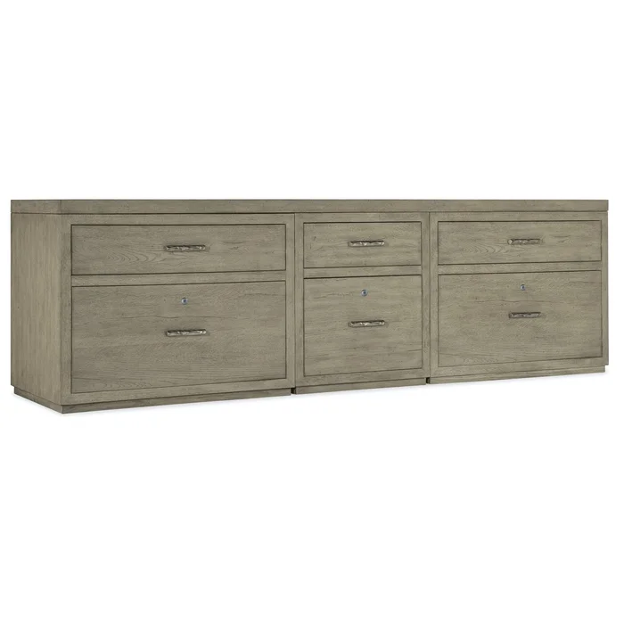 Hooker Furniture Linville Falls Credenza with Small File and 2 Lateral Files – 96″
