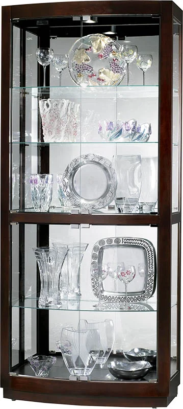 Howard Miller – Bradington Black Coffee Curio Cabinet – 680395