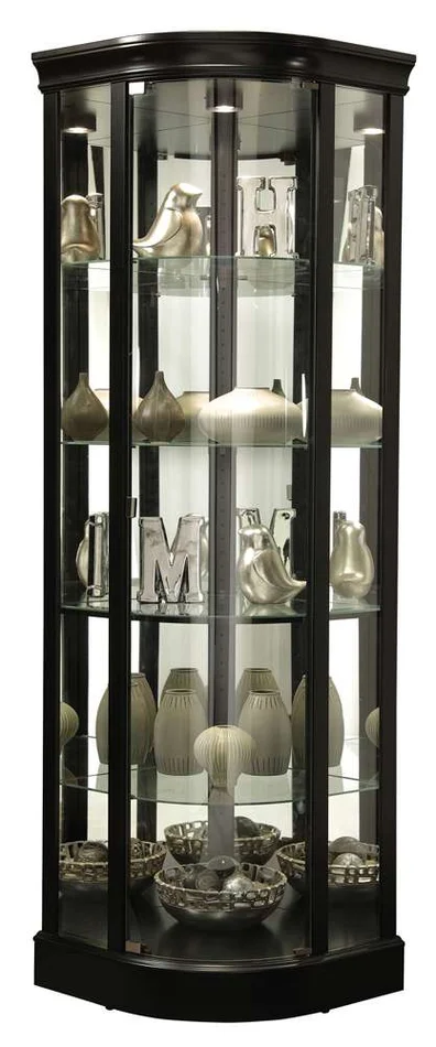 Howard Miller – Marlowe II Corner Curio Cabinet – 680627