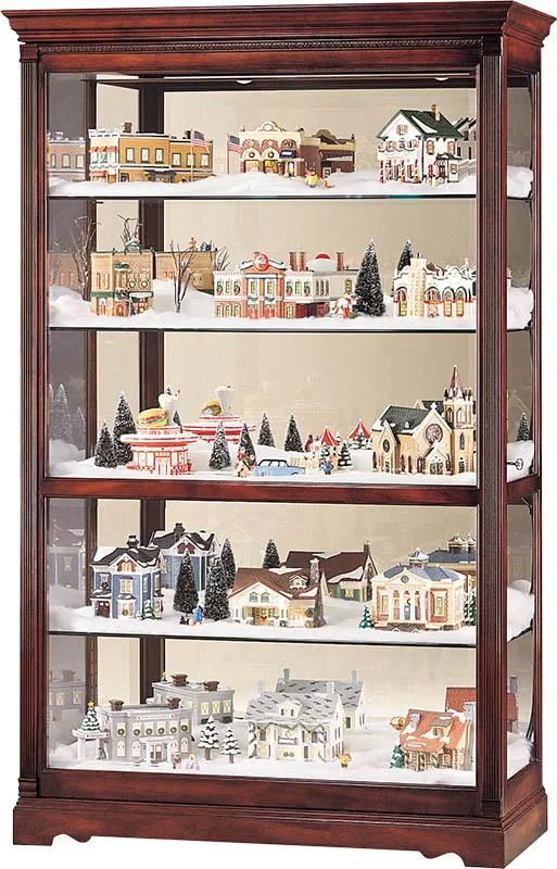 Howard Miller – Townsend Windsor Cherry Curio Cabinet – 680235