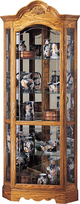 Howard Miller – Wilshire Golden Oak Curio Cabinet – 680207