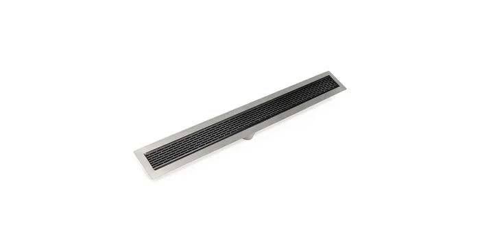 Infinity Drain 24″ FF Series Complete Kit with 2-1/2″ Perforated Offset Slot Grate