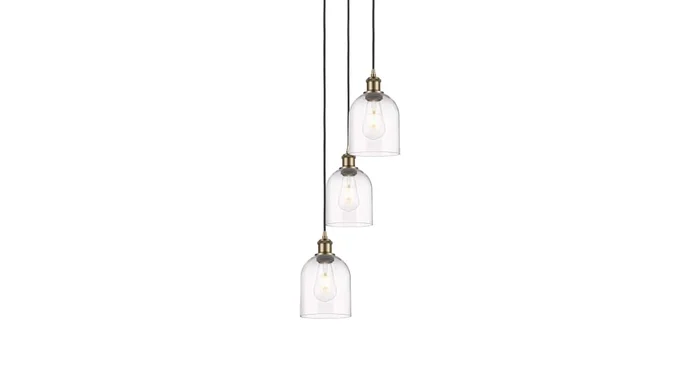 Innovations Lighting Bella 3 Light 12″ Wide Multi Light Pendant