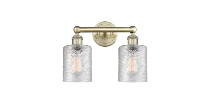 Innovations Lighting Cobbleskill 2 Light 14″ Wide Vanity Light