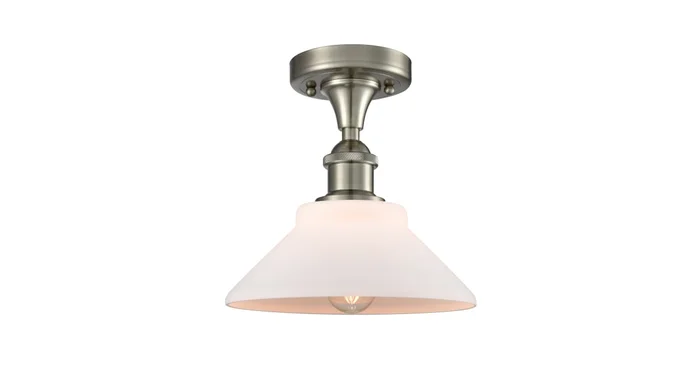Innovations Lighting Orwell Single Light 9″ Wide Semi-Flush Ceiling Fixture