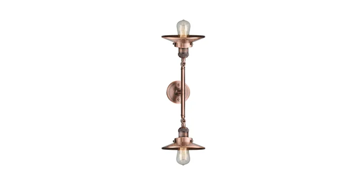Innovations Lighting Railroad 2 Light 19″ Wide Bathroom Vanity Light with Multiple Shade Options