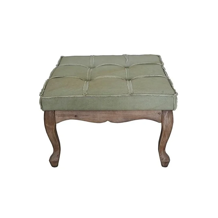 International Caravan Large Square Ottoman