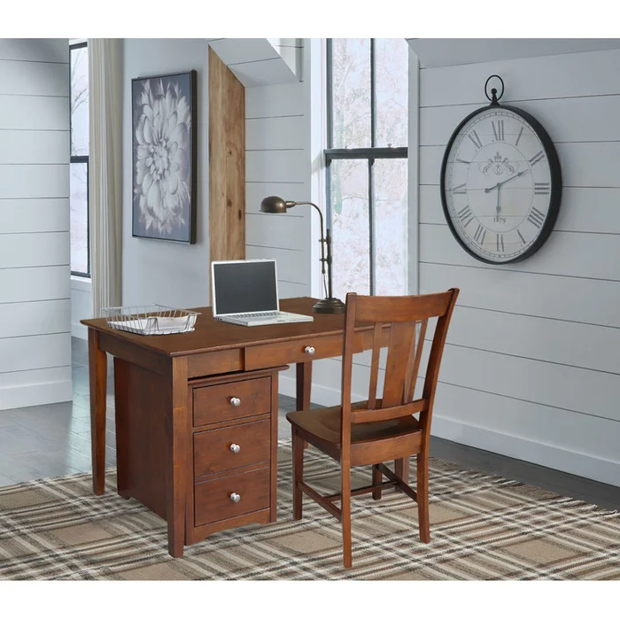 International Concepts Two drawer File Cabinet with OF581-41 desk And Chair
