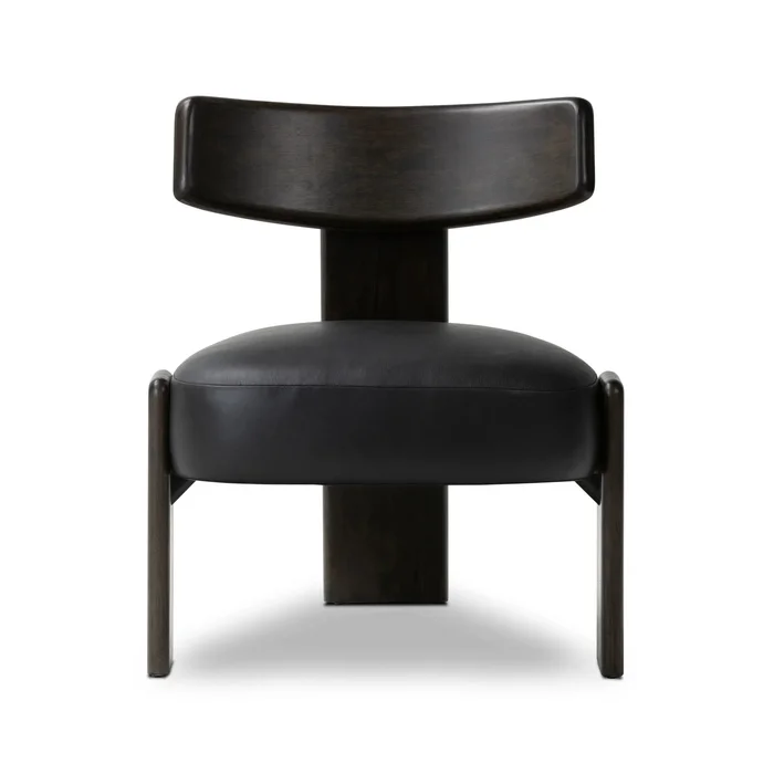 Issa Carson Black Accent Chair | shipping 7/16/2025