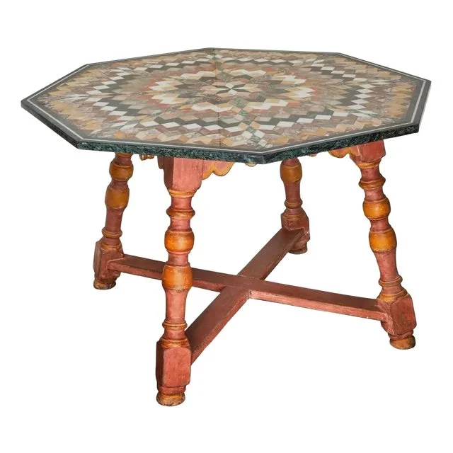 Italian Specimen Marble Centre Table