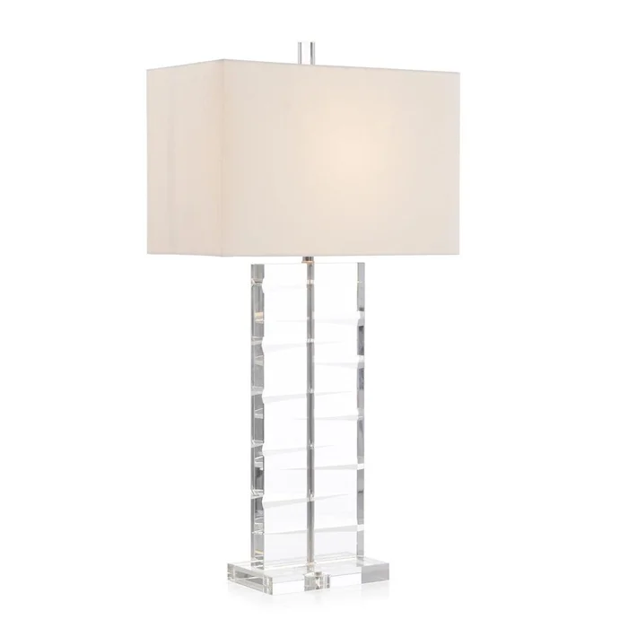 John Richard Cut Crystal Table Lamp