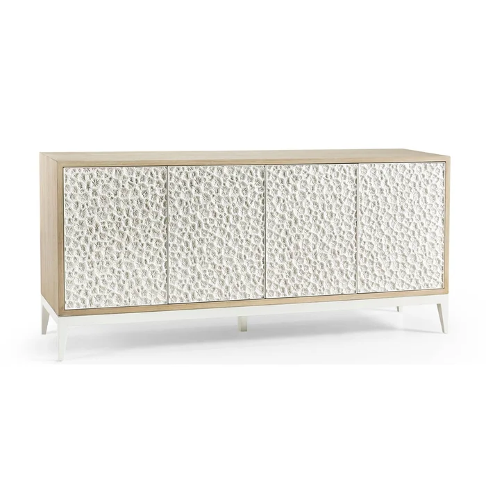 Jonathan Charles Pelagic Cast Metal Credenza (500454-BLO-CPM)