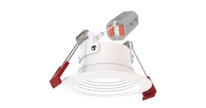 Juno Lighting Wafer 2″ Switchable White LED Canless Baffle Trim Recessed Light – IC Rated and Airtight