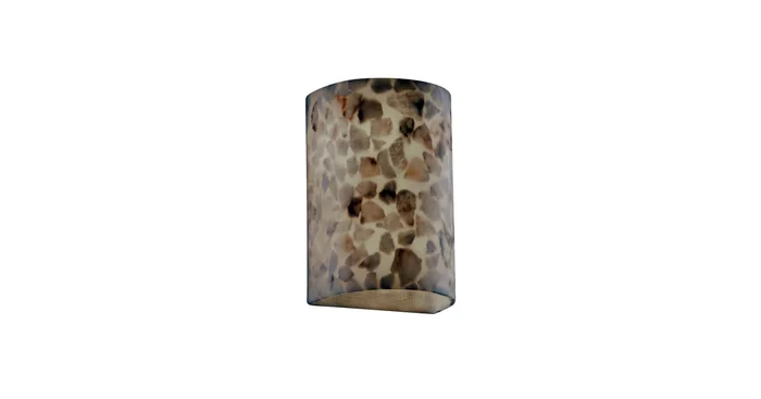 Justice Design Group Alabaster Rocks 7.75″ Wall Sconce