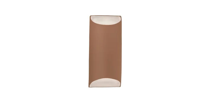Justice Design Group Ambiance 2 Light 14″ Tall Wall Sconce