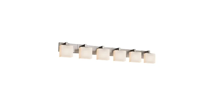 Justice Design Group Fusion 55.5″ Modular 6 Light LED Vanity Light