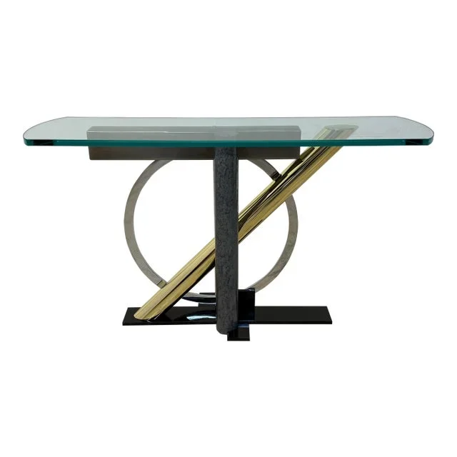 Kaizo Oto for Dia Postmodern Memphis Style Console Table