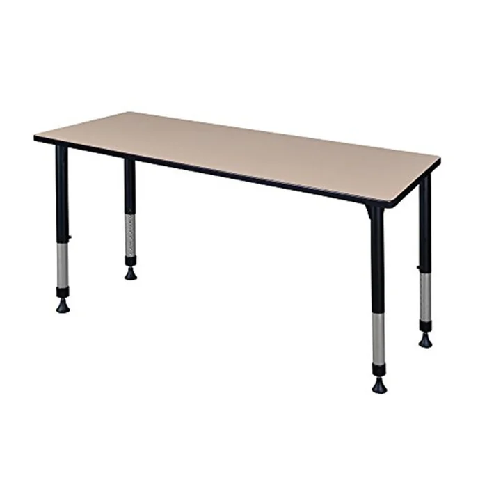 Kee 72″ x 24″ Height Adjustable Classroom Table – Beige