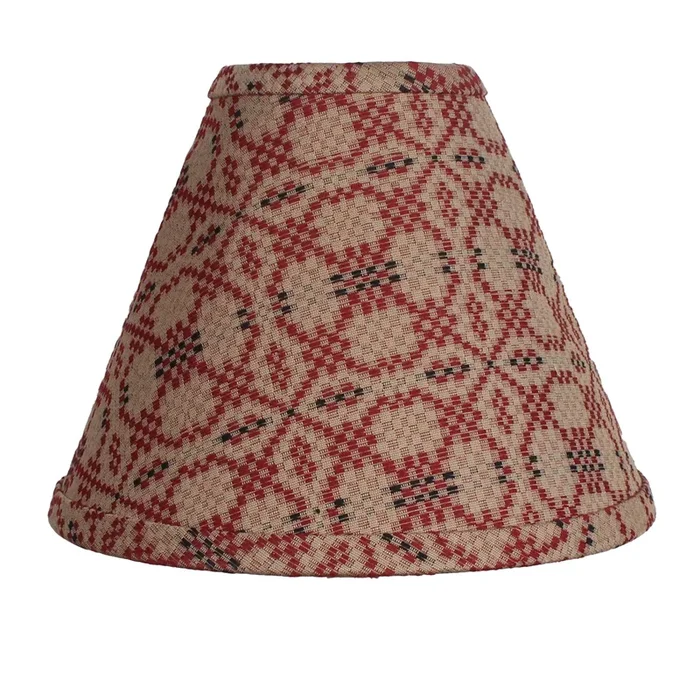 Kendall Jacquard Red 10″ Lamp Shade