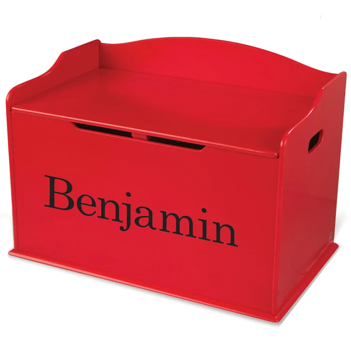 KidKraft Austin Toy Box in Red