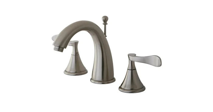 Kingston Brass Century 1.2 GPM Widespread Bathroom Faucet with Pop-Up Drain Assembly