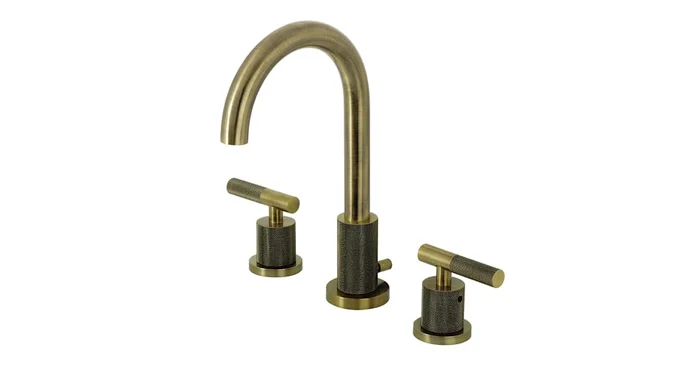 Kingston Brass Convergent 1.2 GPM Widespread Bathroom Faucet with Pop-Up Drain Assembly