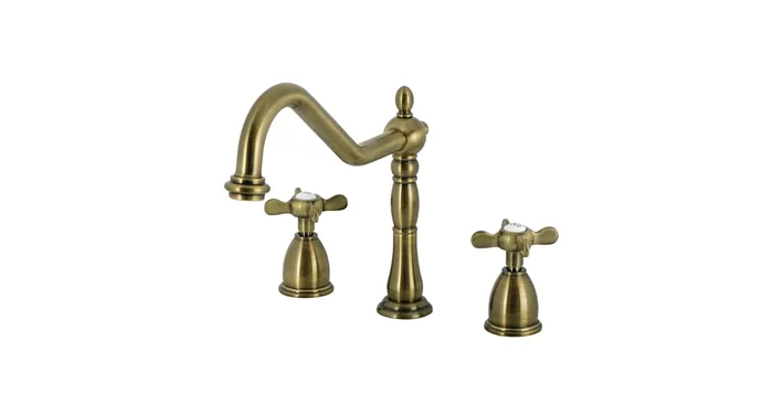 Kingston Brass Essex 1.8 GPM Widespread Kitchen Faucet – Includes Escutcheon