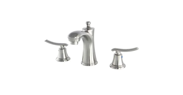 Kingston Brass Jamestown 1.2 GPM Widespread Bathroom Faucet with Pop-Up Drain Assembly